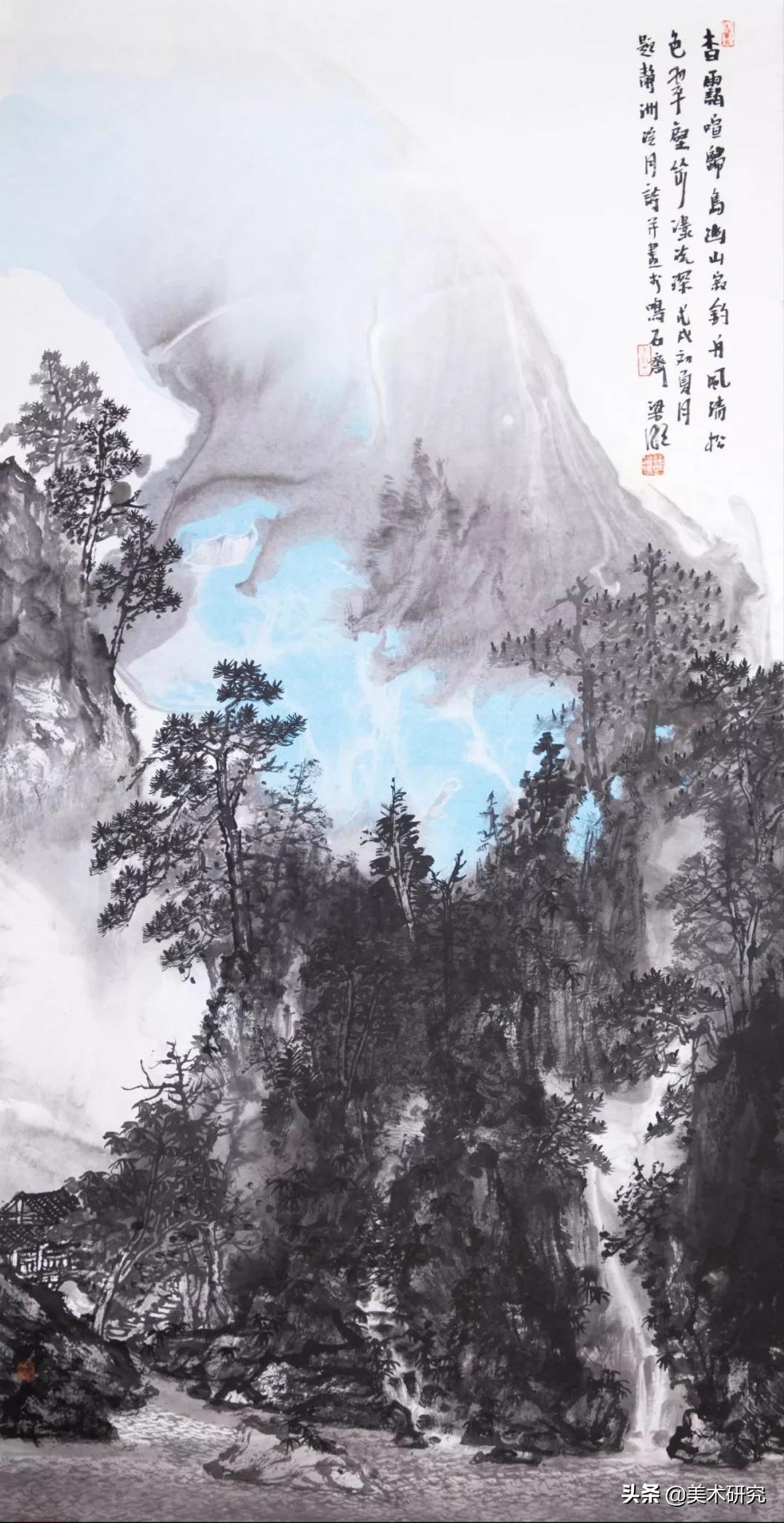 中国画与油画的艺术风格,浅谈写意风景油画