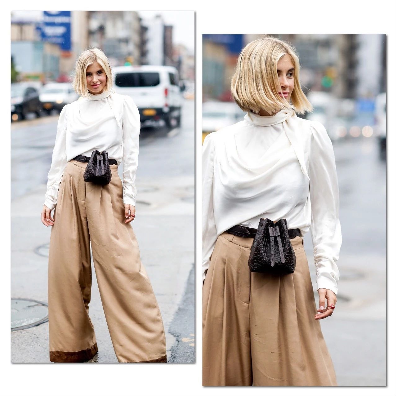 大衣配的包包,穿大衣腰包怎么背