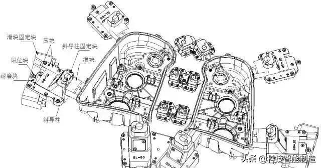汽车灯壳模具设计,汽车大灯灯罩制作模具