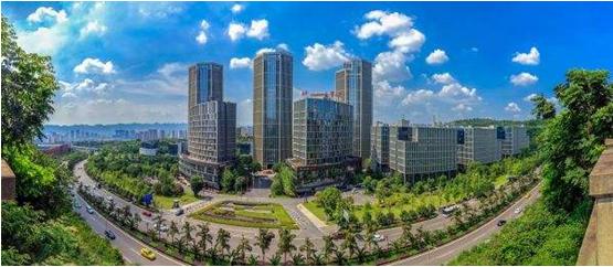 重庆两江国际商务中心效果,重庆两江国际商务中心最新进展