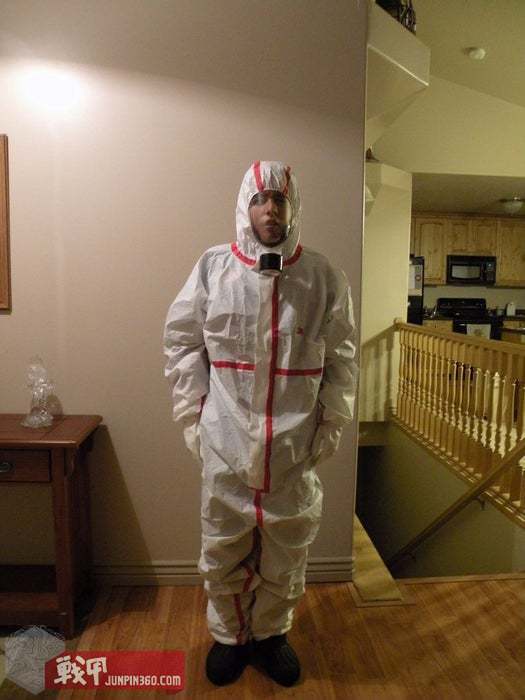 自制防毒面具的做法,自制猪嘴防毒面具