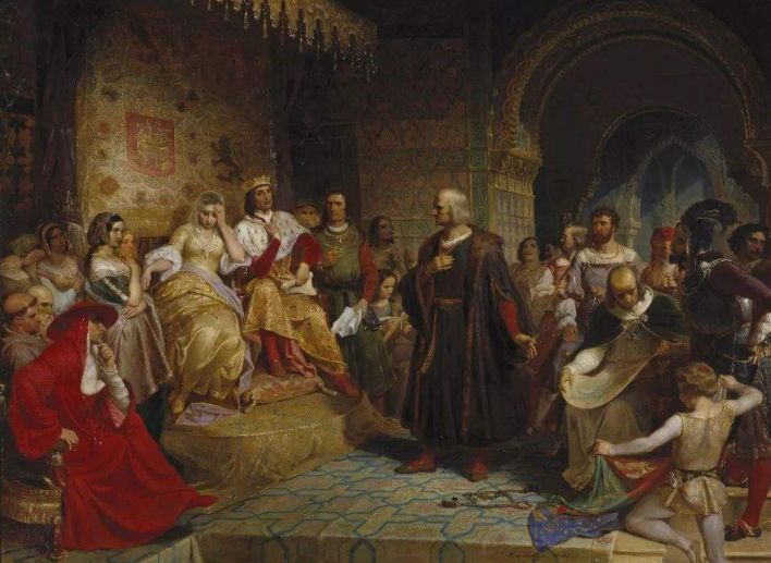 西葡两国为海上探索起争端，不靠谱信息误导哥伦布，绝望行驶70天