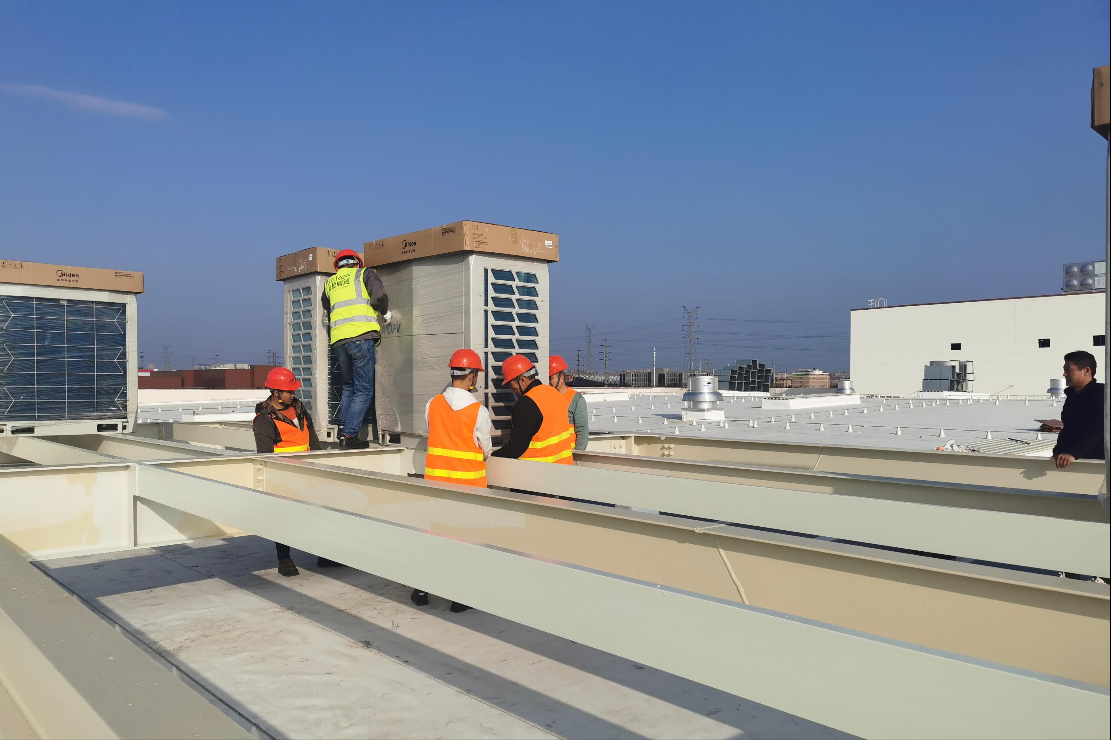 项目|纽利味食品(南通)有限公司空调系统安装