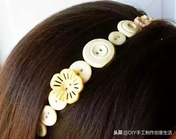 纽扣旧物改造篮子,旧物改造牛仔布做钥匙扣