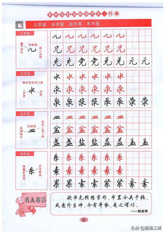 零基础怎么练行楷字帖,华夏万卷吴玉生行楷字帖使用方法