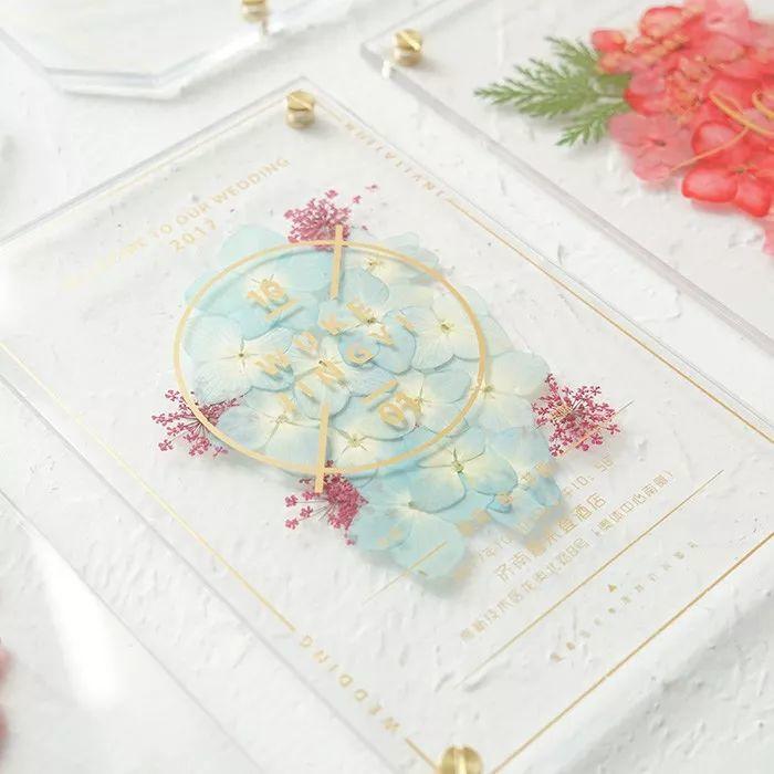 独特大气的婚礼请柬,简单高级婚礼请柬模板