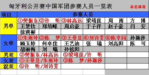 匈牙利公开赛决赛时间表,匈牙利公开赛全部视频