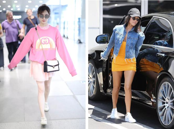 夏天穿裙子小白鞋就是比别人好看,厚底小白鞋怎么搭配裙子女小个子