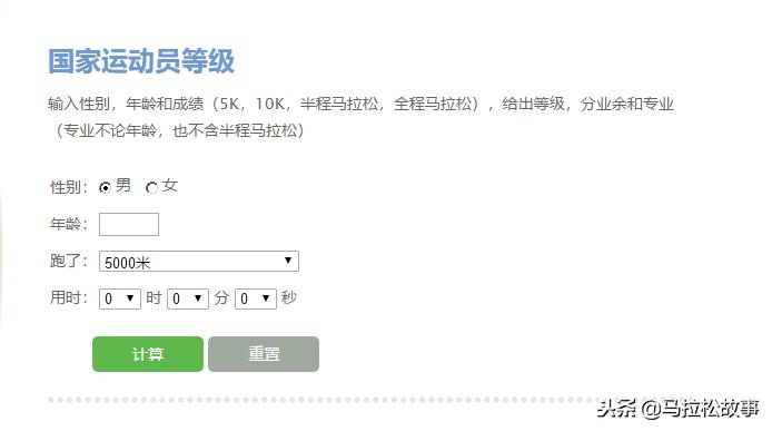 国家跑步运动员等级标准,跑步运动员等级标准