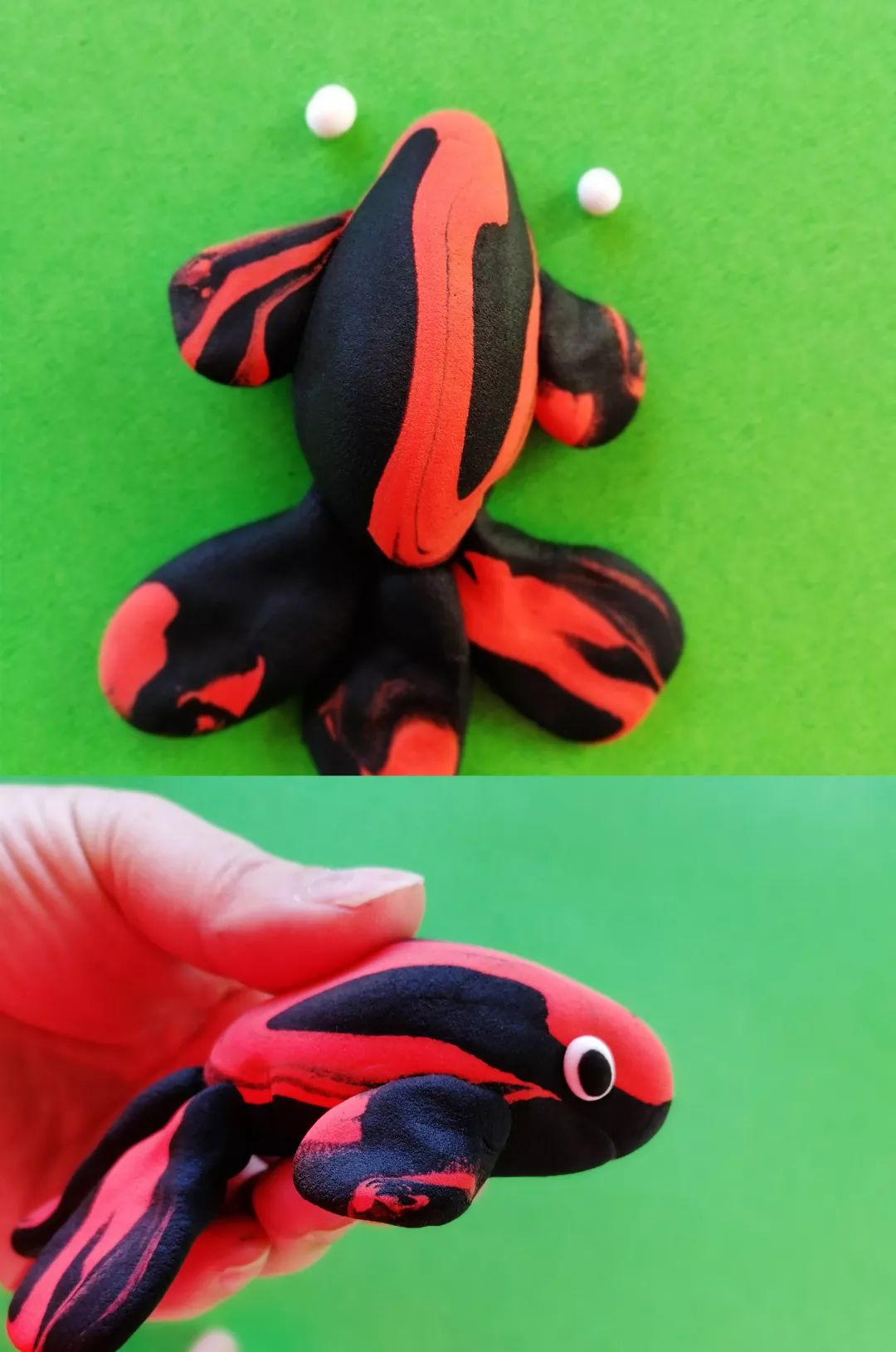 儿童手工粘土创意视频,7-12岁粘土手工简单好看小章鱼