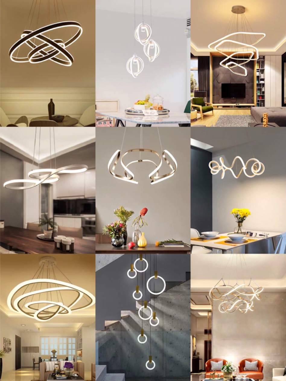 北欧风房间灯饰灯具效果图,北欧风全屋灯饰