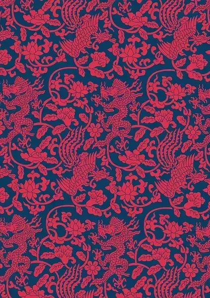 庄重华美的中国古典纹样,东方纹样图植物