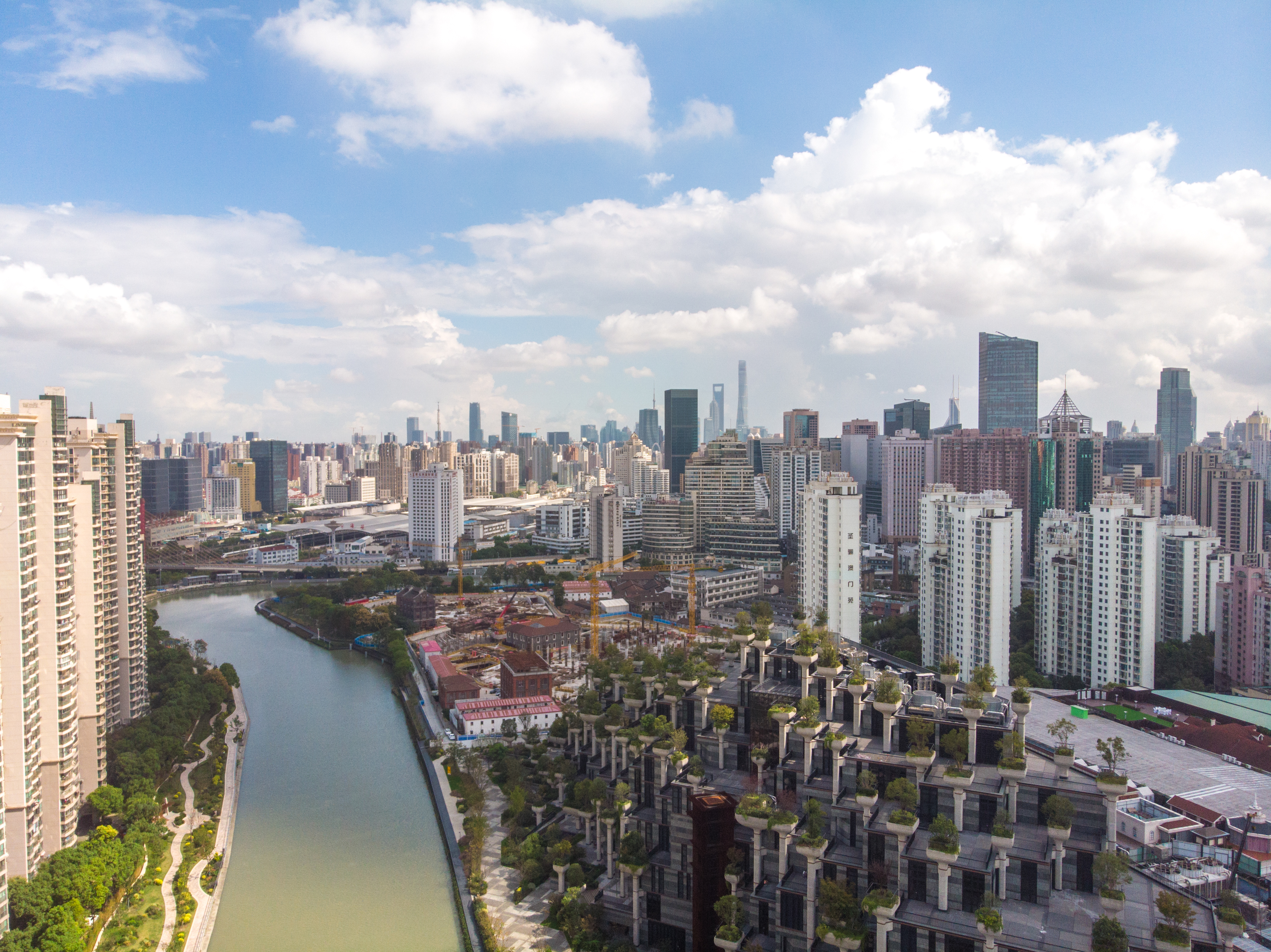 上海网红建筑天安千树,天安千树网红地址