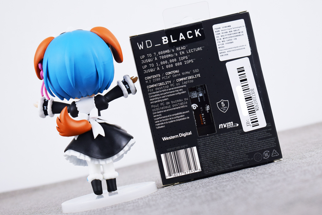 西部数据WD_BLACKSN8501TB固态硬盘开箱试玩