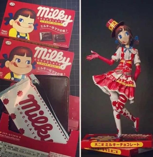 小哥用废纸盒惊艳27万人,跟他一比,我简直是手残