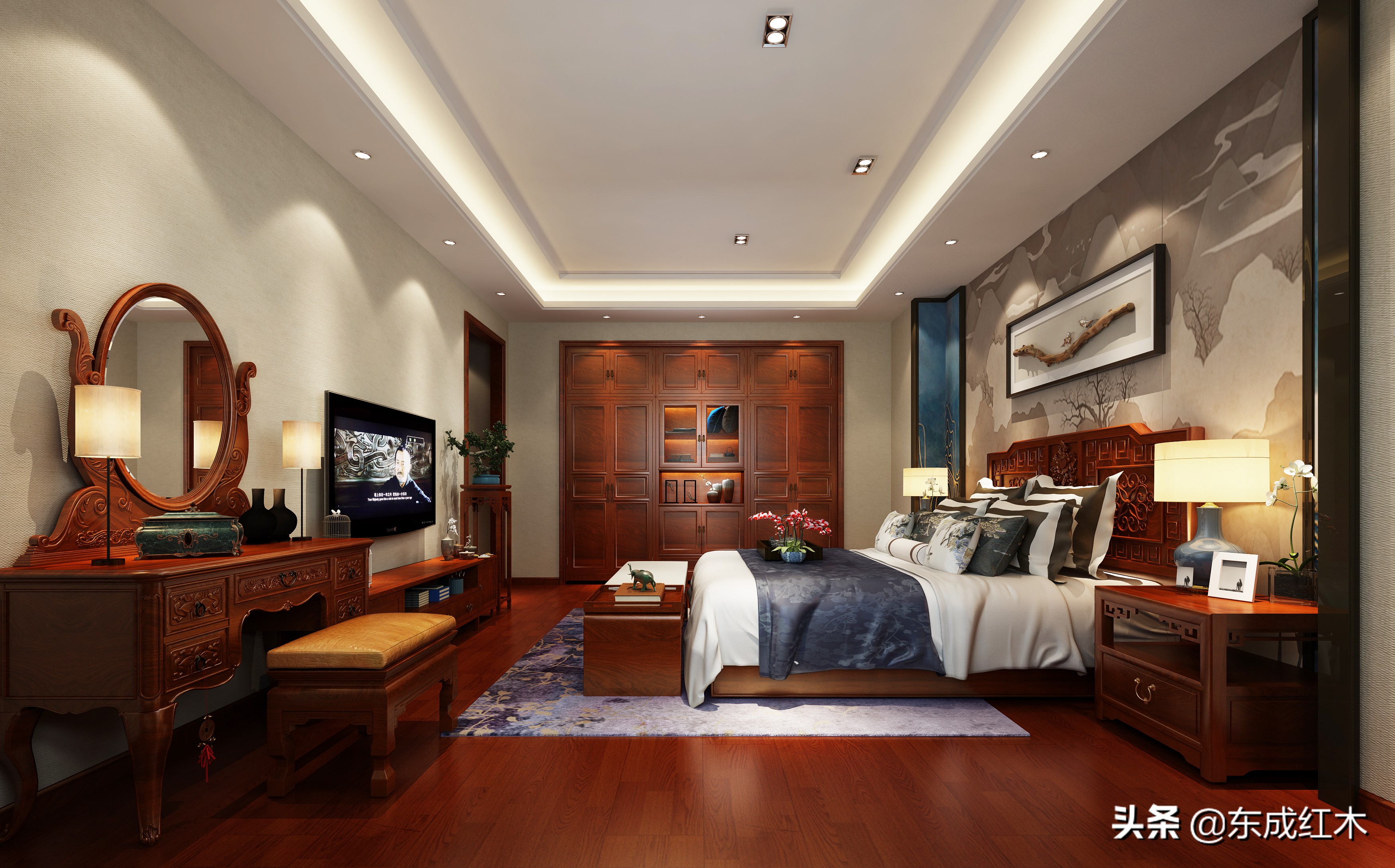 缅甸柚木实木全屋定制,缅甸金丝柚木高端全屋定制