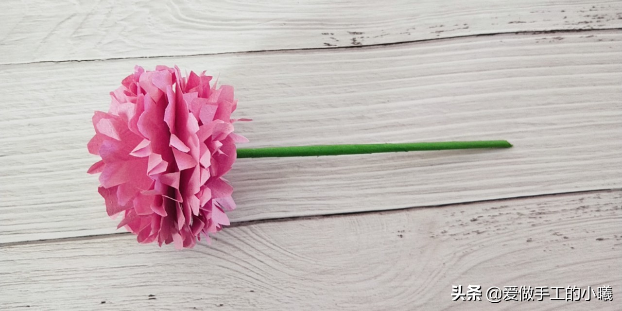 做手工绣球花的教程,最简单手工绣球花教程