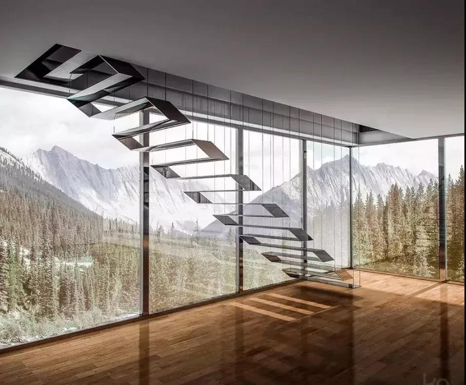 国外悬浮楼梯效果图大全,外国十大创意楼梯