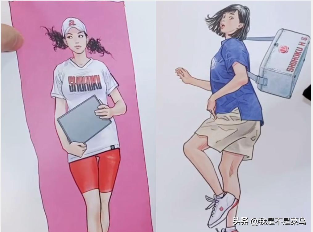 灌篮高手电影人物画像井上雄彦,灌篮高手大电影井上雄彦插画