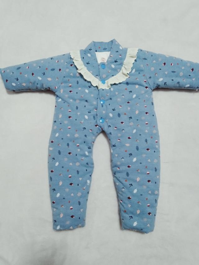 0-4个月婴儿衣服自制简单,东莞婴儿棉花连体哈衣