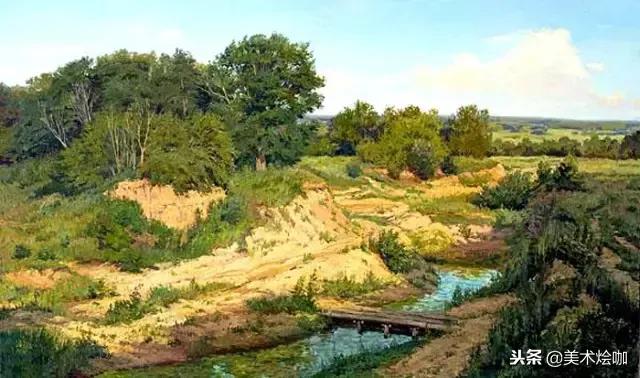 俄罗斯油画大师风景油画教程视频,俄罗斯维克多风景油画视频作品