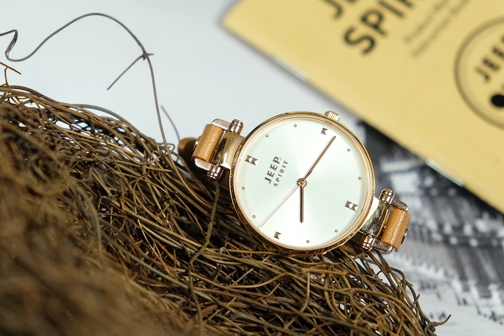 jeepspirit丹宁石英表,jeep森系手表女