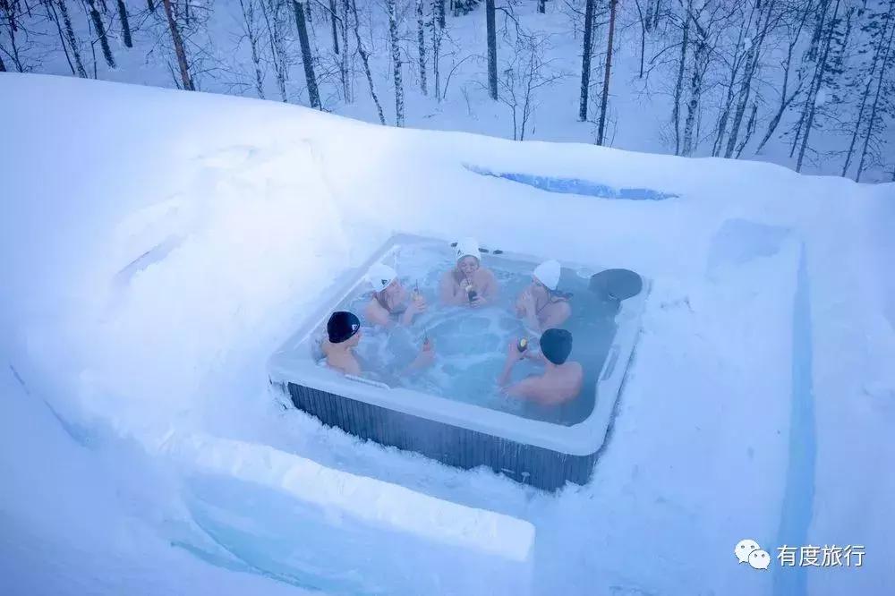 芬兰极光玻璃屋高清大图,芬兰玻璃屋极光横屏