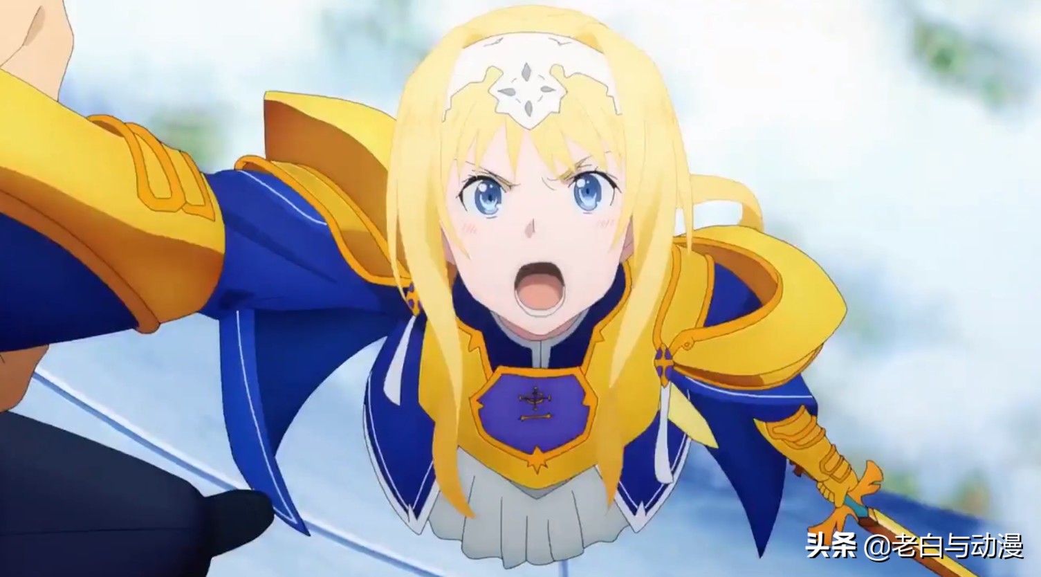 刀剑神域3第17集先行:桐人高空中撩妹,爱丽丝脸红,两人休战!