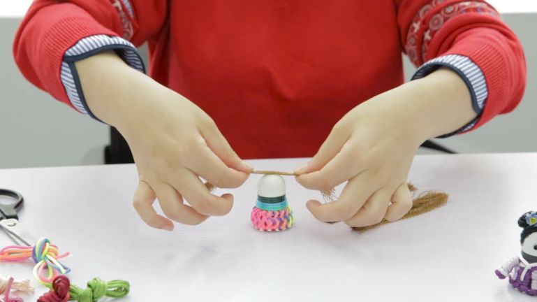 编个羽球挂坠祝福自己吧