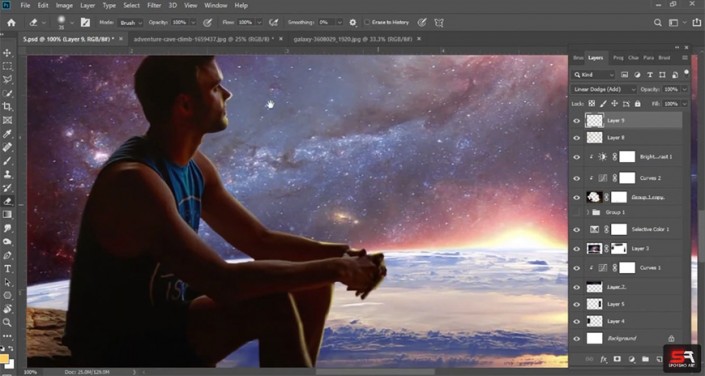 ps人物和风景合成,ps怎么合成有创意的场景