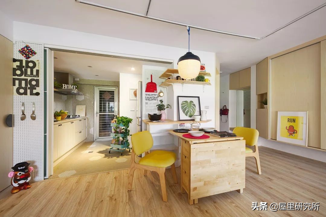 92平方二房改小三房装修,巧改旧家具