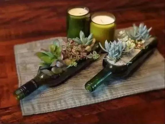 切割陶瓷酒瓶做花盆最简单的方法,没有工具怎么把陶瓷酒瓶弄成花盆