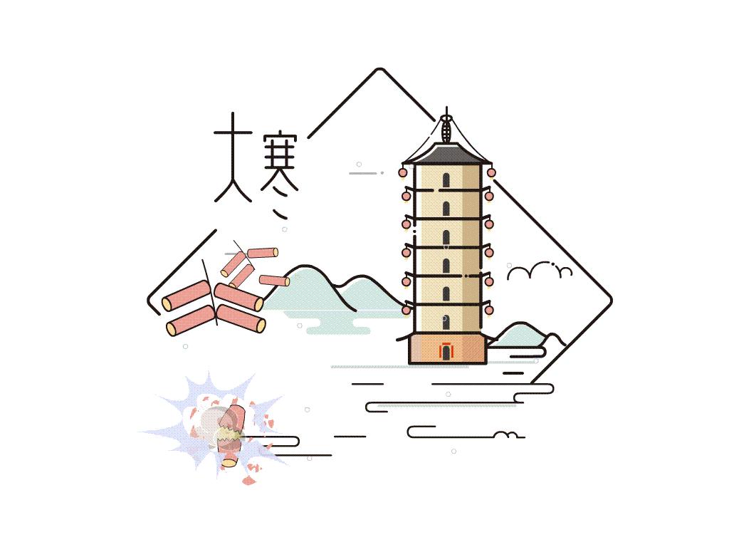 如此设计,古风二十四节气壁纸