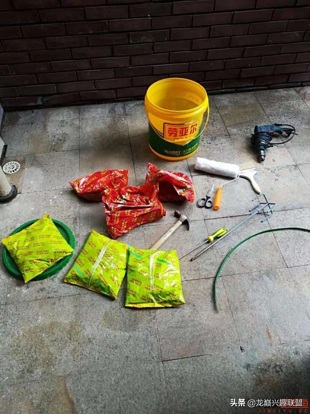 鱼友自制龙鱼缸,自制锦鲤鱼食配方及全过程