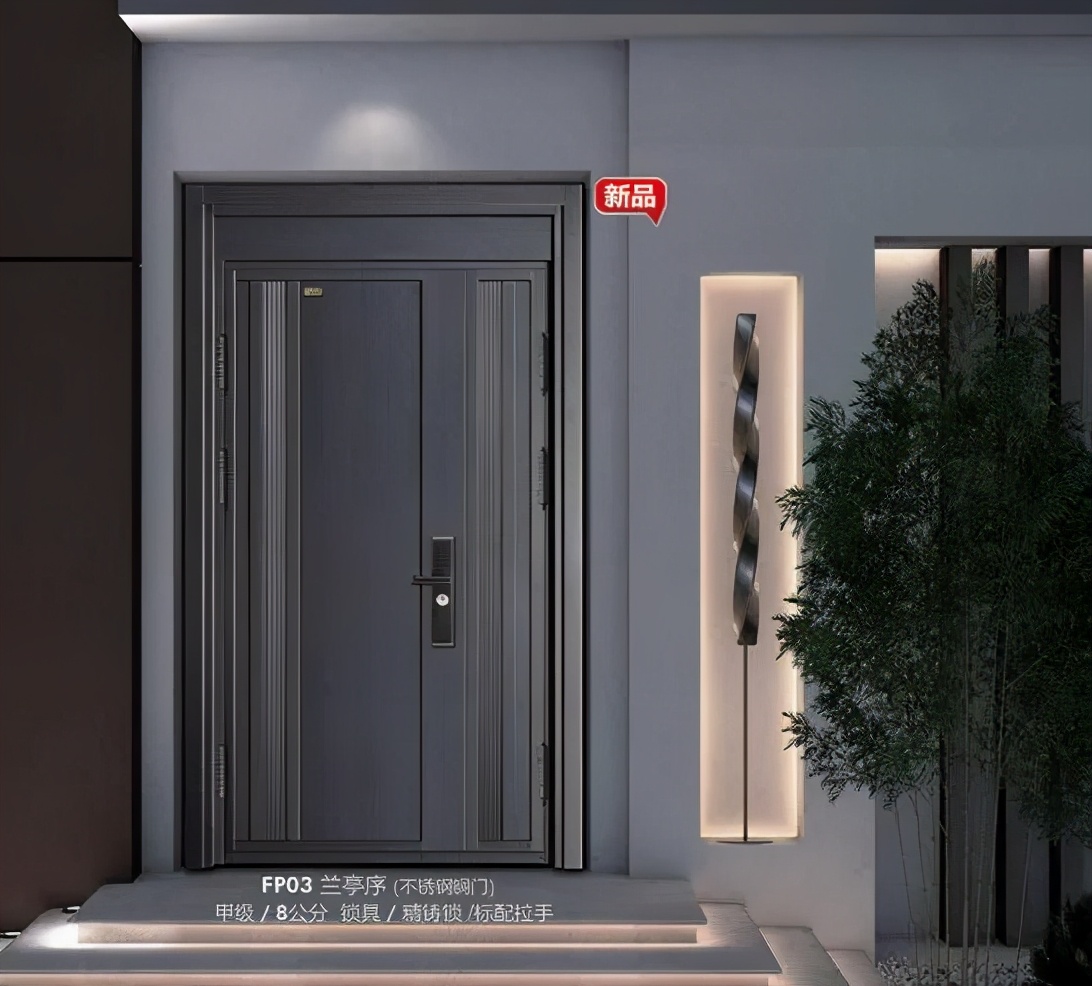 有品质的生活就能有仪式感,适合意式极简风格的门