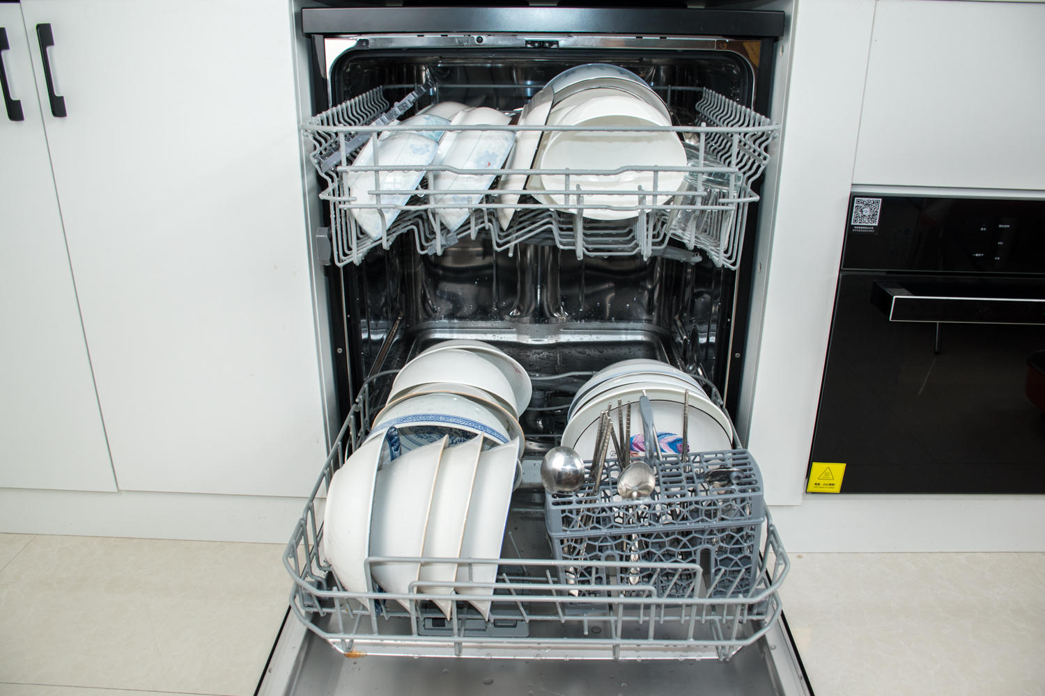 海尔洗碗机速洗与强力洗,海尔洗碗机hwy14-186bku1测评