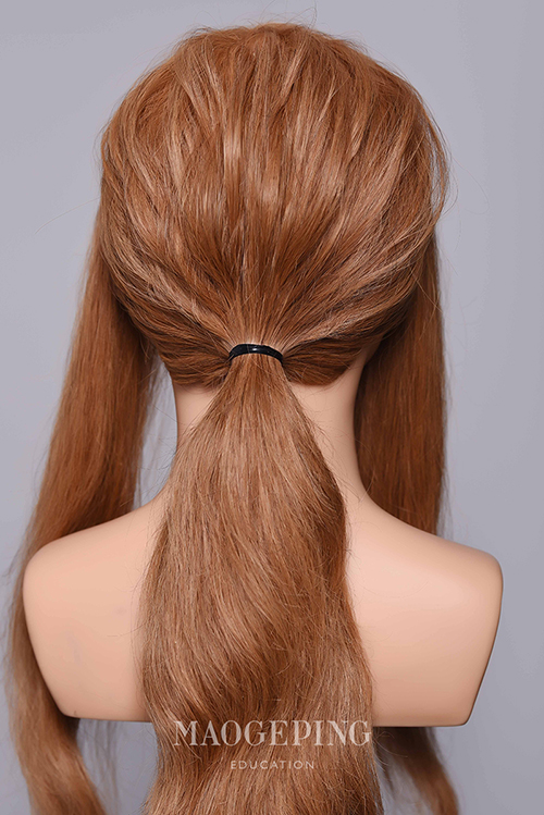 女孩大蝴蝶结马尾辫发型图片,蝴蝶结的马尾辫又简单又漂亮