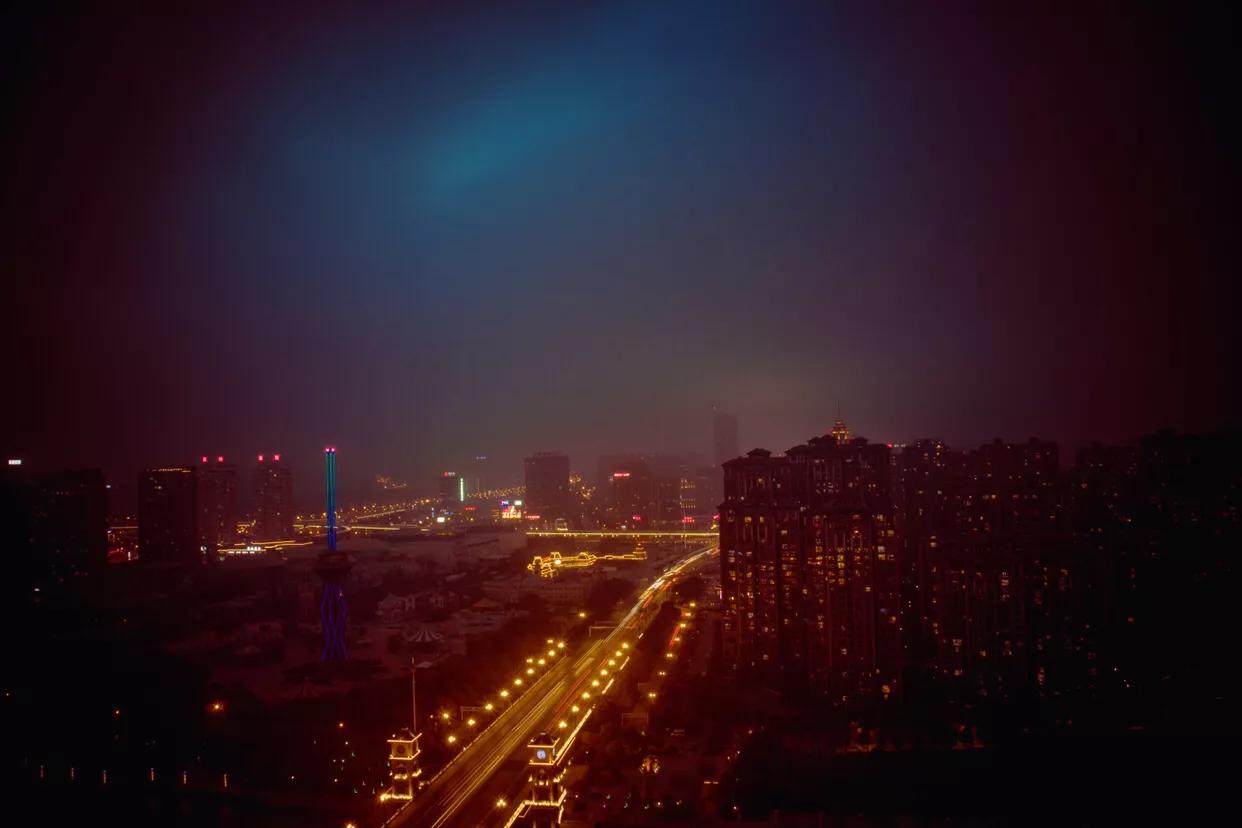 南通市北城大桥图片,北城大桥运河边