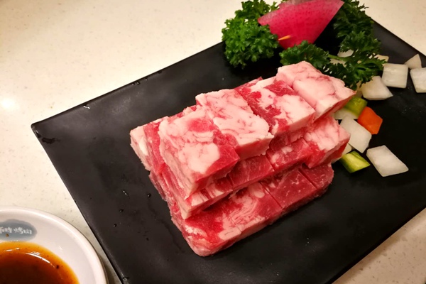 韩式烤肉新铁板,韩式烤肉之炭烤五花肉