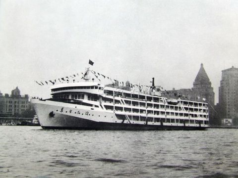 长江客轮老照片,长江客轮老照片南通