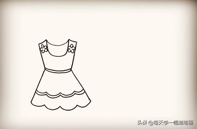 简笔画服饰简单画法,简笔画每天学一幅