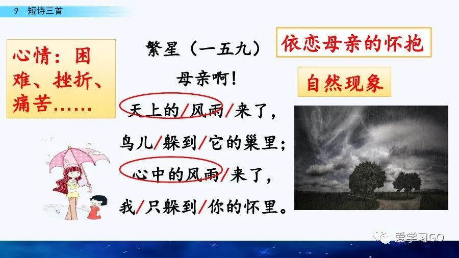 四年级语文短诗三首朗读,四年级短诗三首繁星朗读视频