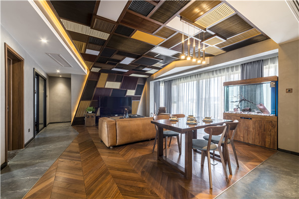 140平米空间设计,现代极简风小户型装修一镜到底