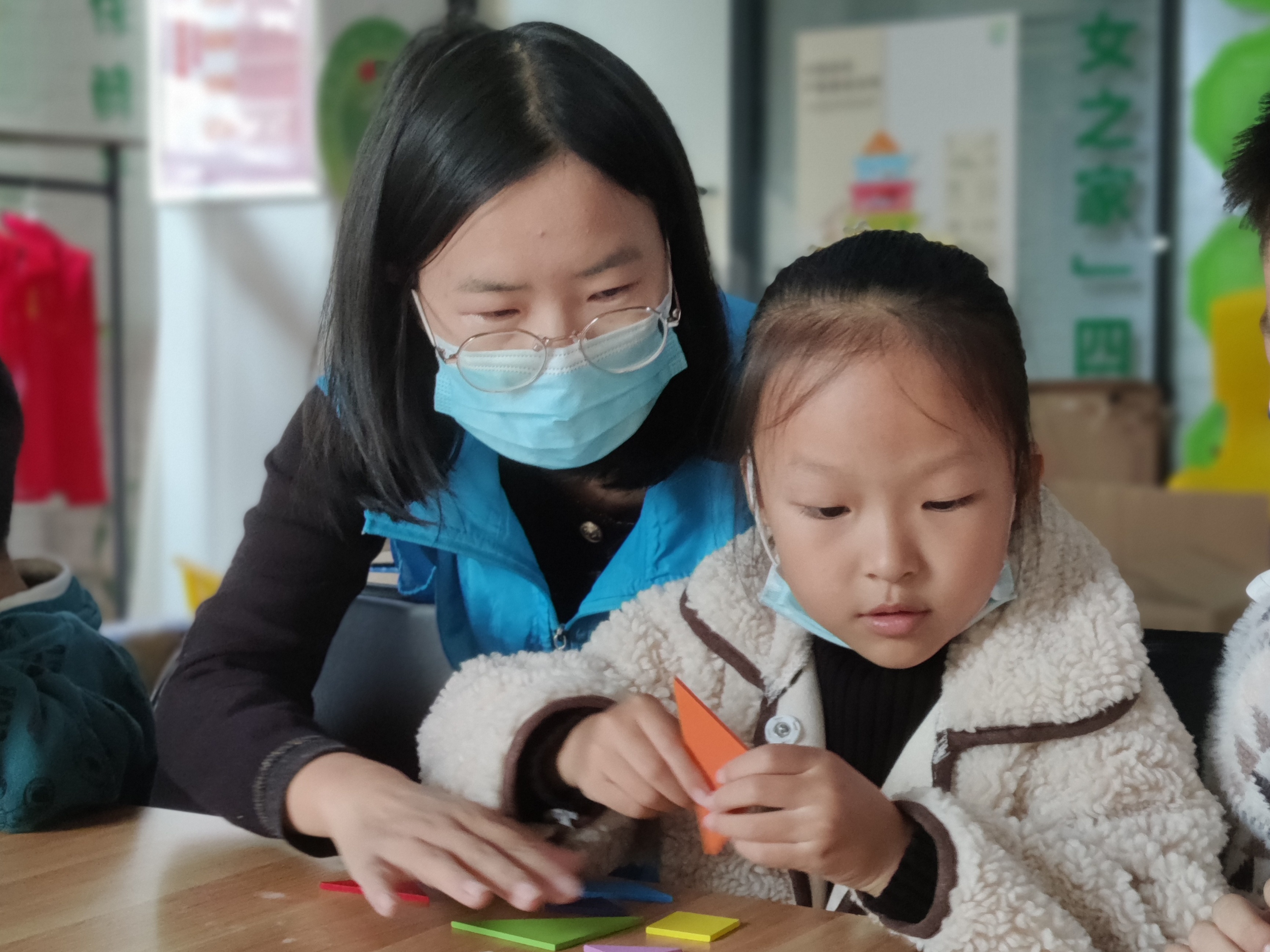 百变七巧板——壹基金儿童服务站1157号大庙村