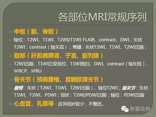 如何简单理解、认识MRI图像