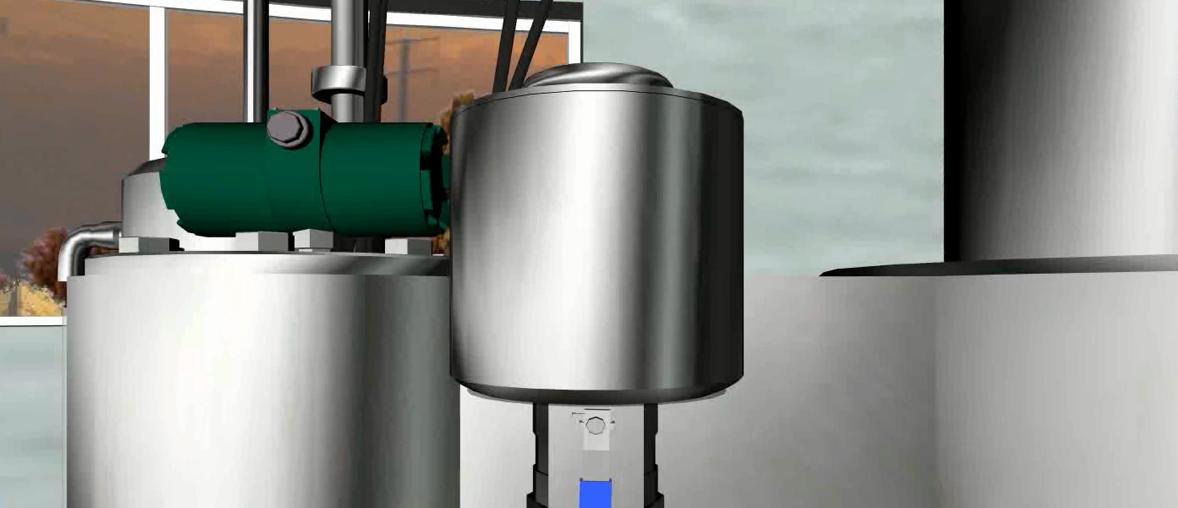 精馏塔现场,精馏塔的动态图