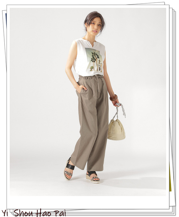 亚麻裤搭配什么上衣好看,亚麻上衣搭配格子裤秋季