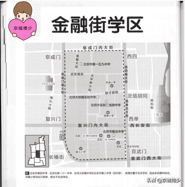 西城金融街片区初中排名,西城顶尖学区金融街篇