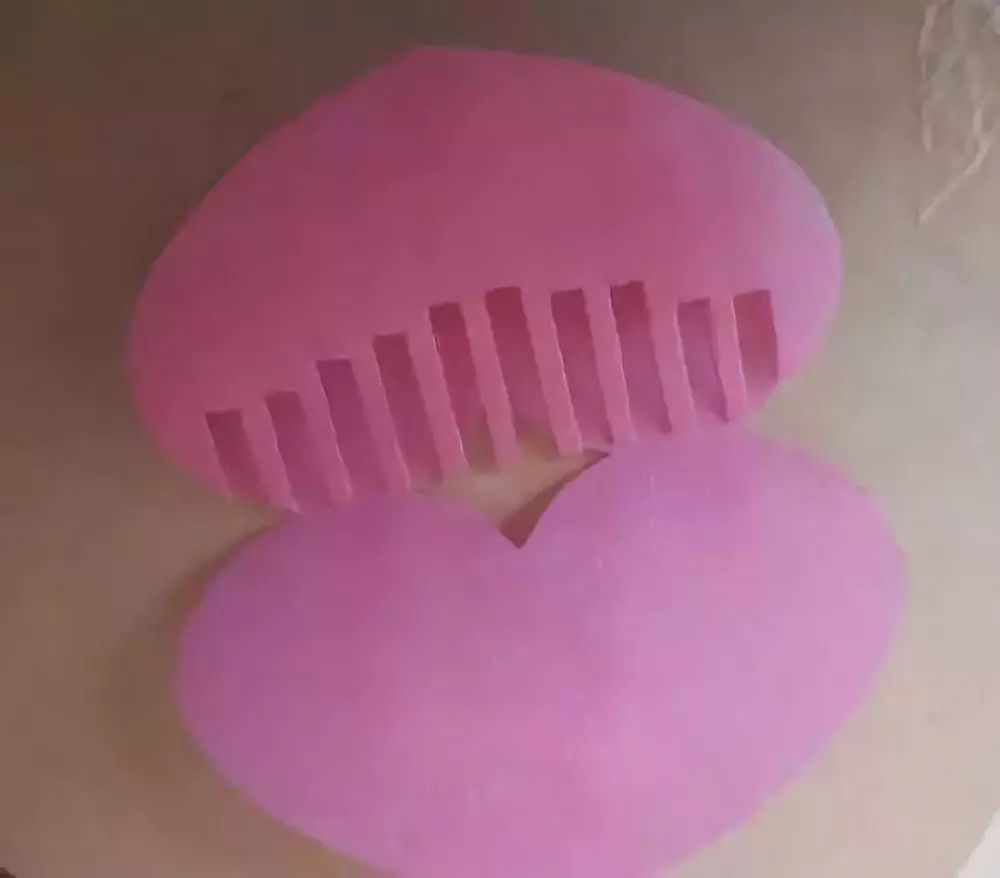 手工心形贺卡又简单漂亮,超级简单可爱的爱心贺卡