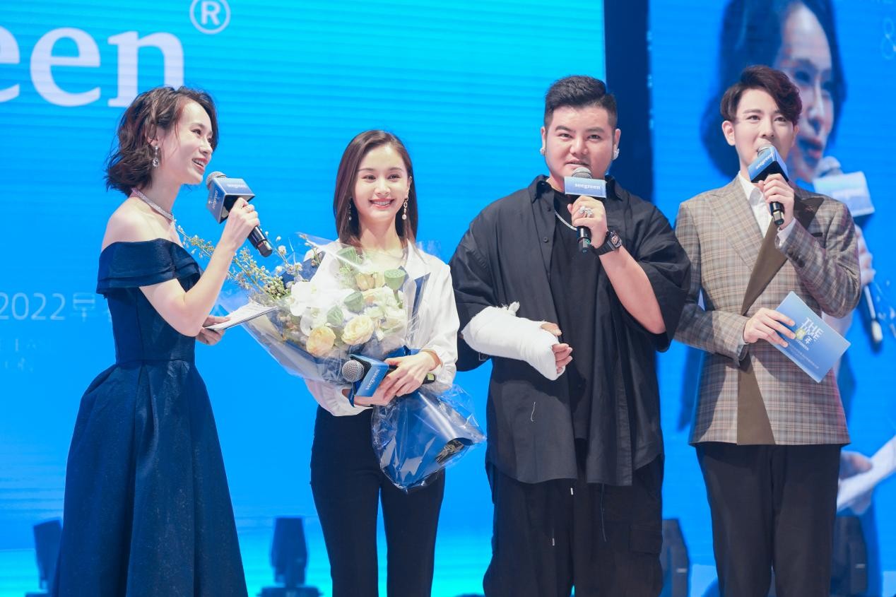 王子文代言seegreen,seegreen笑颜面膜发布会